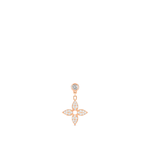 Louis Vuitton Idylle Blossom Ear Stud, Pink Gold And Diamonds - Per Unit